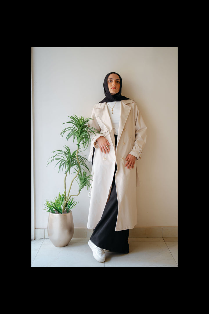 6 Buttons Trench Coat