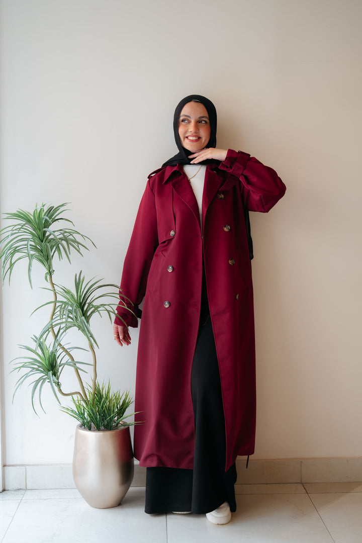 6 Buttons Trench Coat