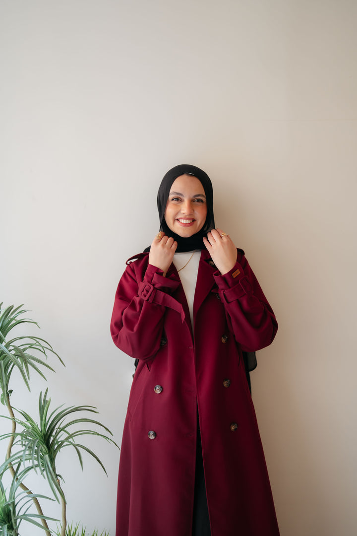 6 Buttons Trench Coat