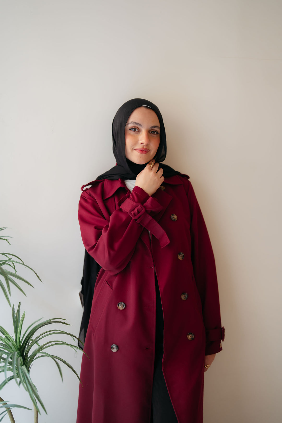 6 Buttons Trench Coat