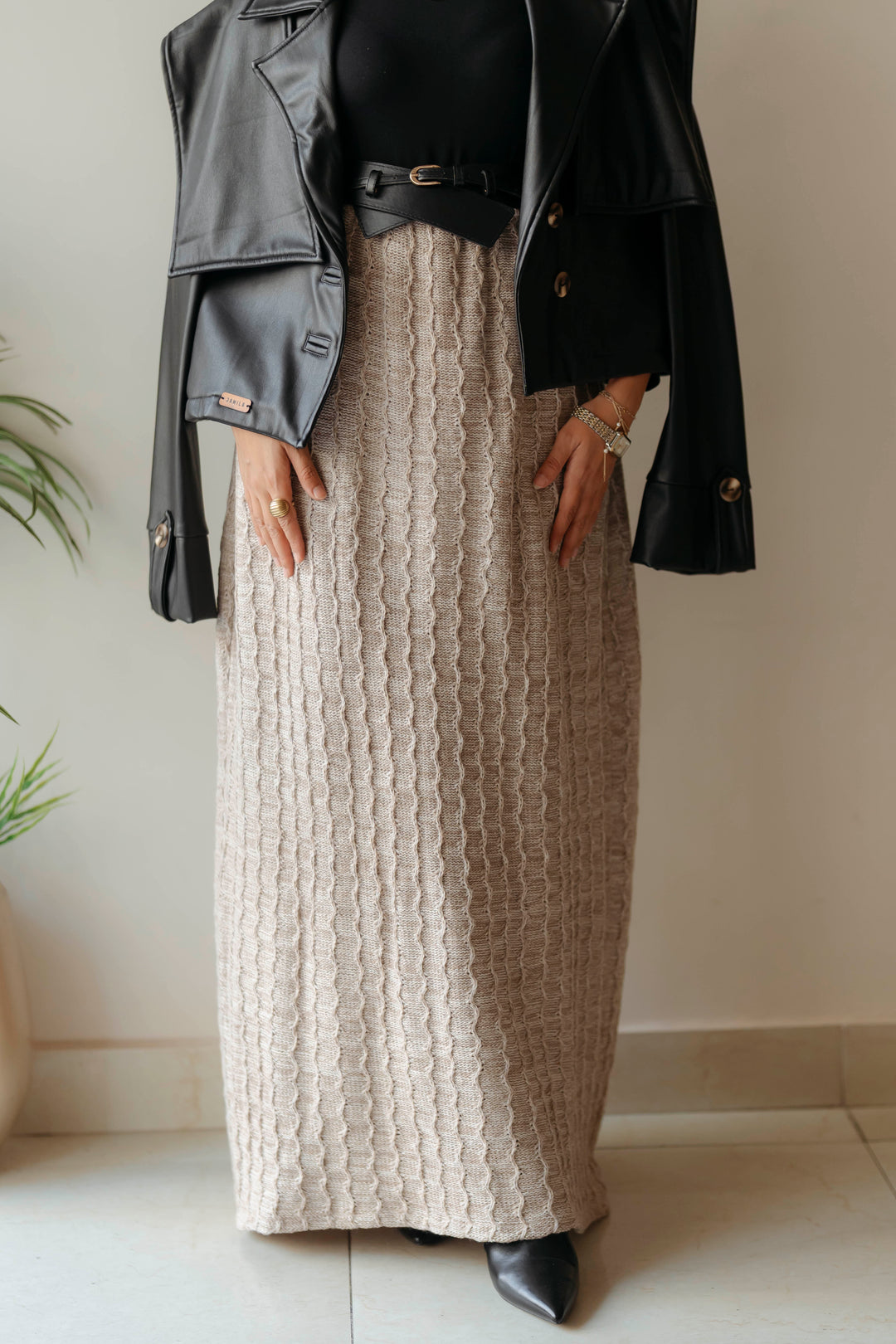 Flare Knit Skirt