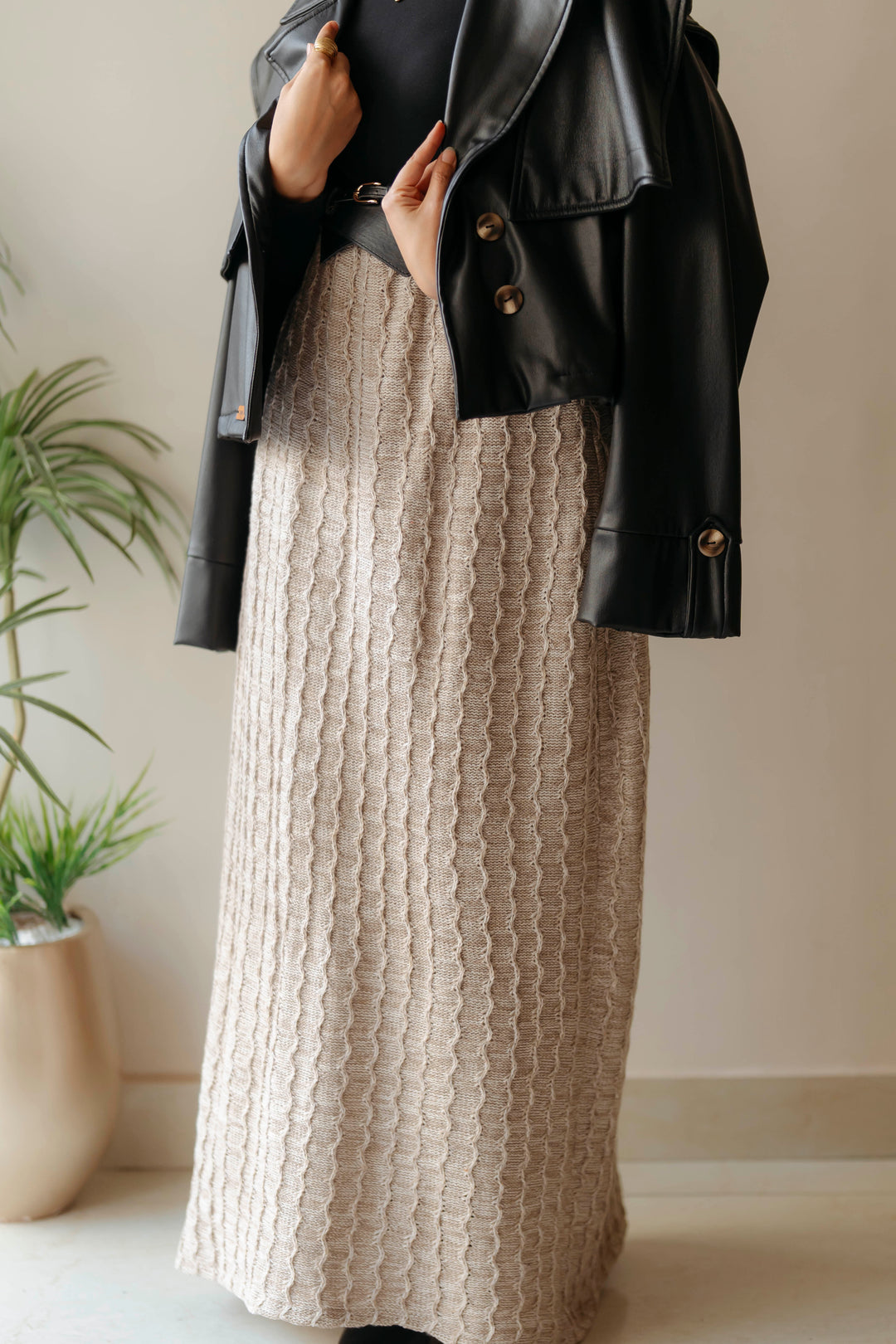 Flare Knit Skirt
