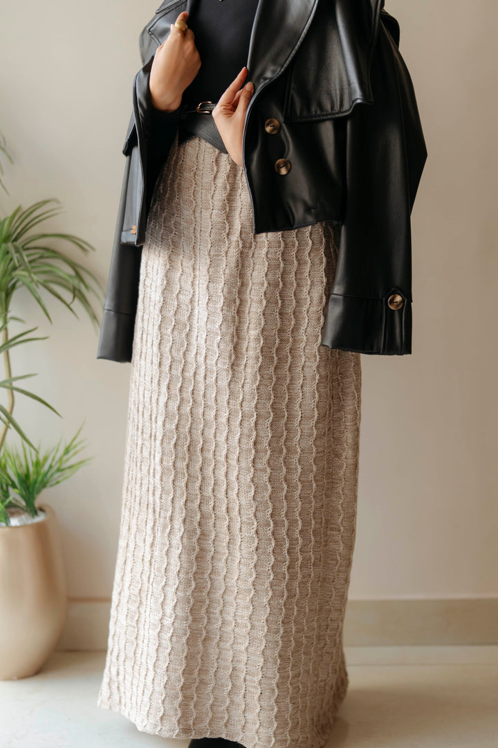 Flare Knit Skirt