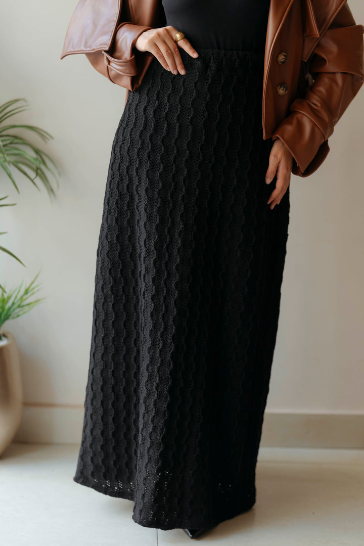 Flare Knit Skirt
