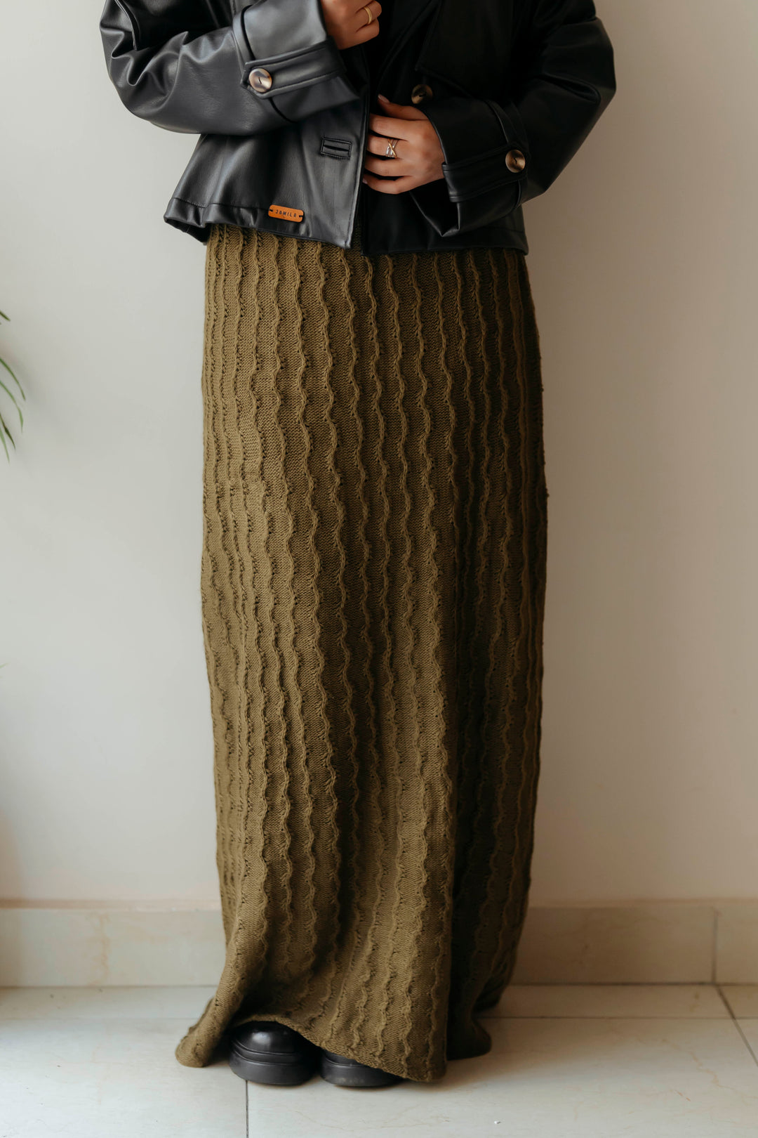 Flare Knit Skirt