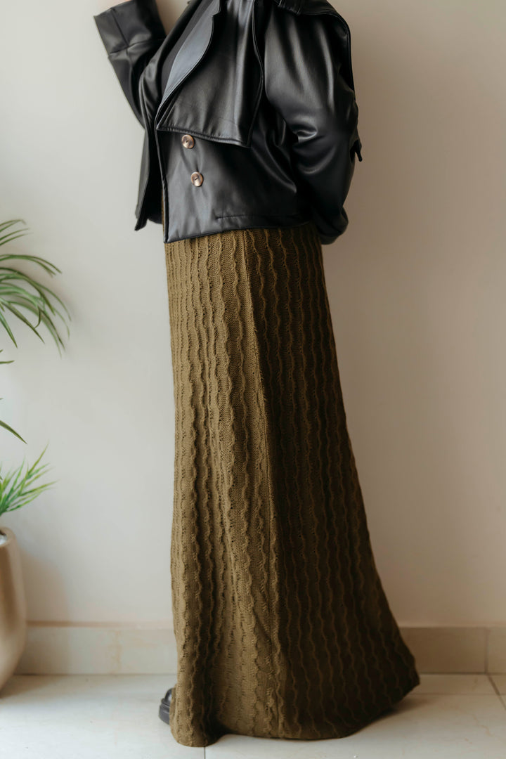 Flare Knit Skirt