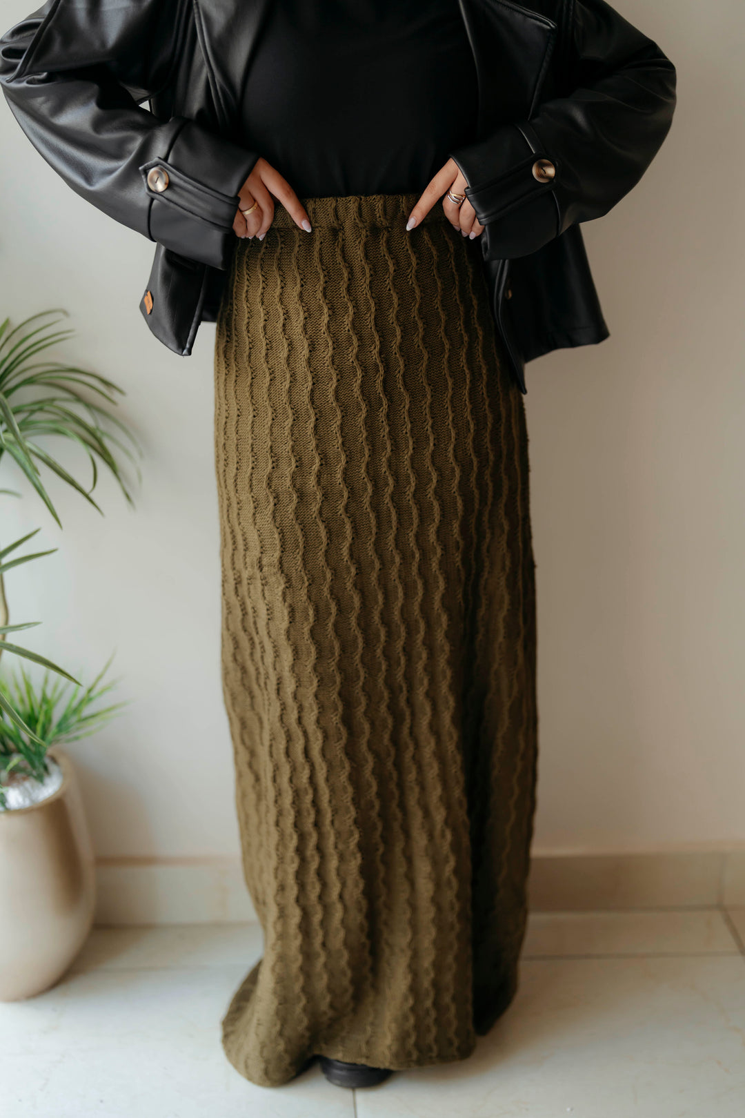 Flare Knit Skirt