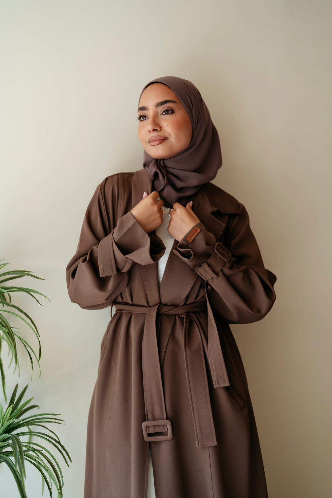 Pleated Trench Coat