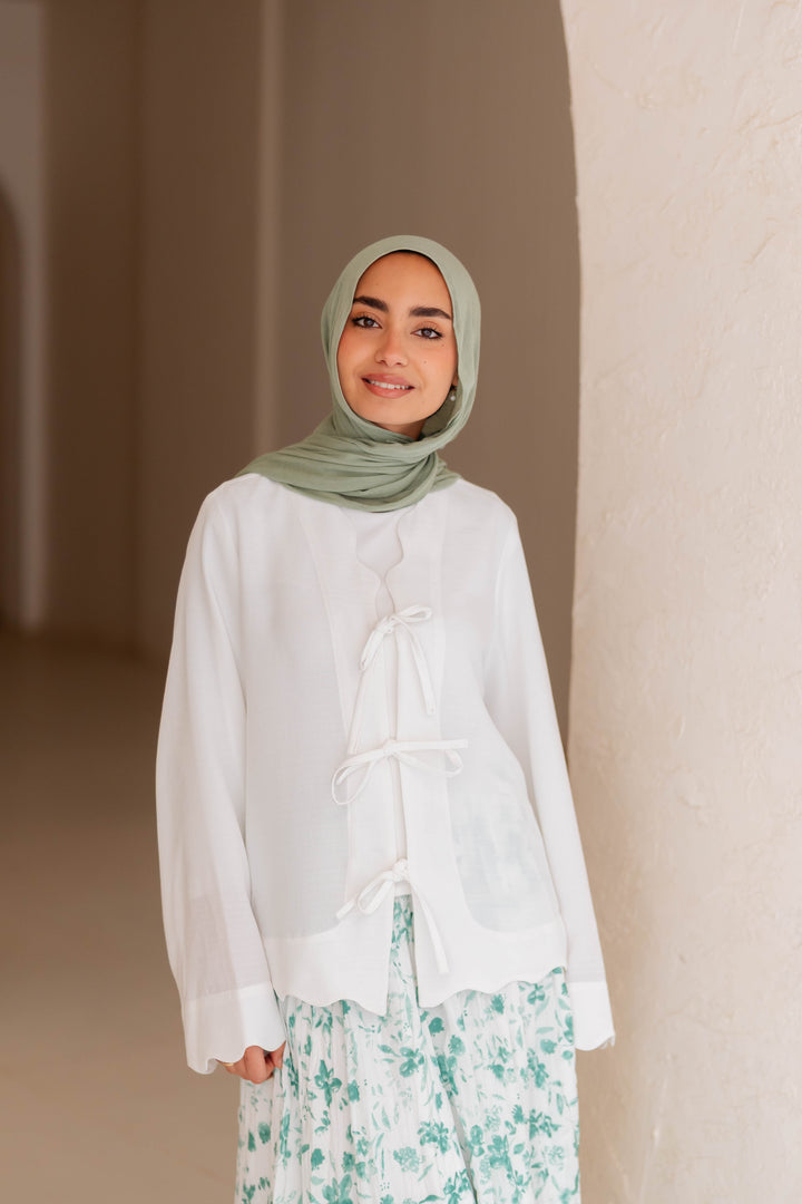 Soft Tie Blouse