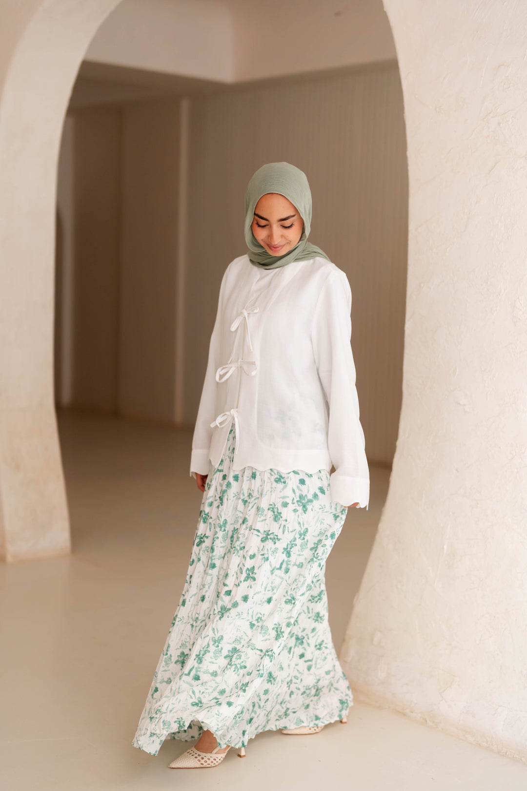 Soft Tie Blouse