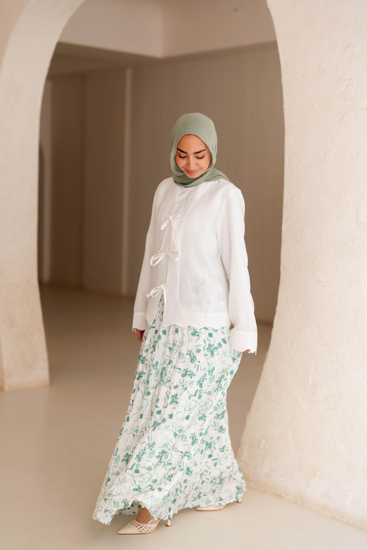 Soft Tie Blouse