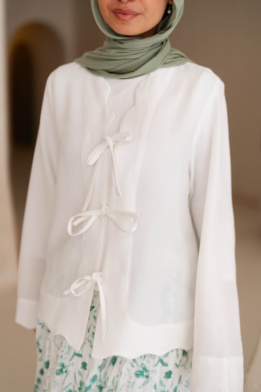 Soft Tie Blouse