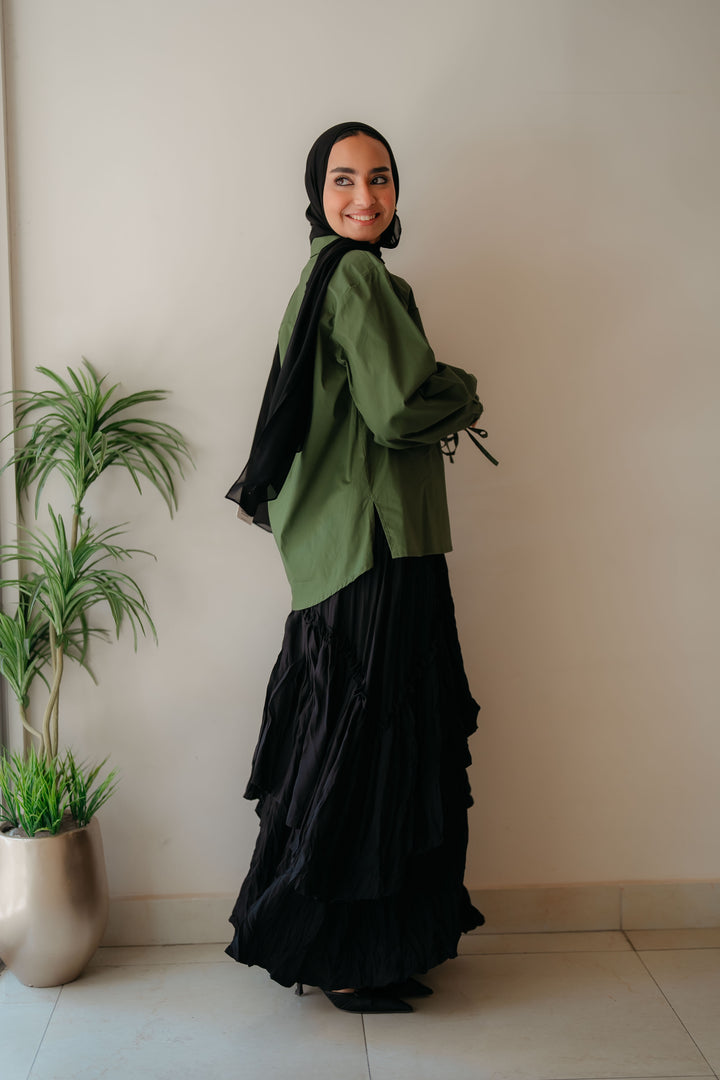 Cross Wrap Blouse