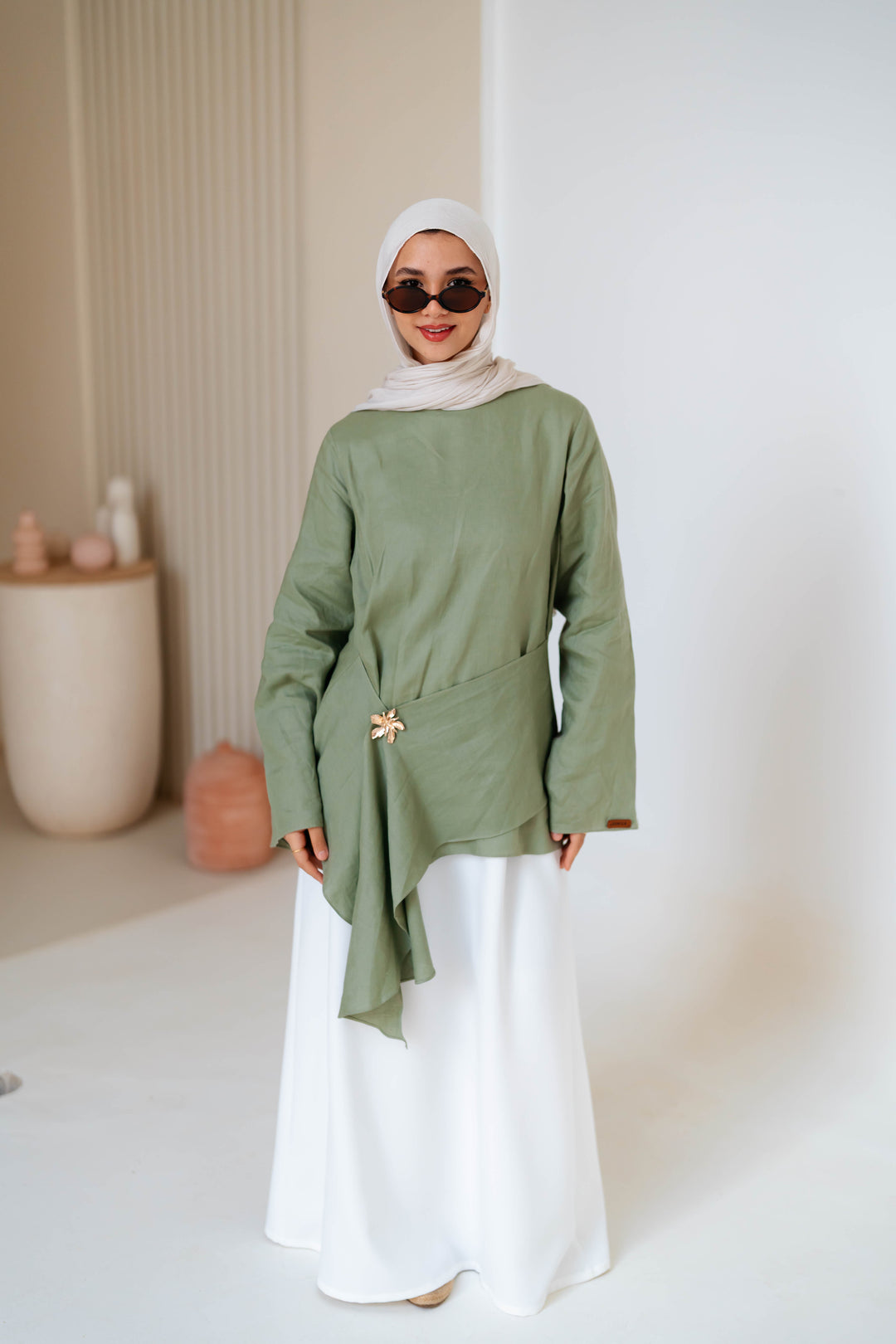 Brooch Blouse