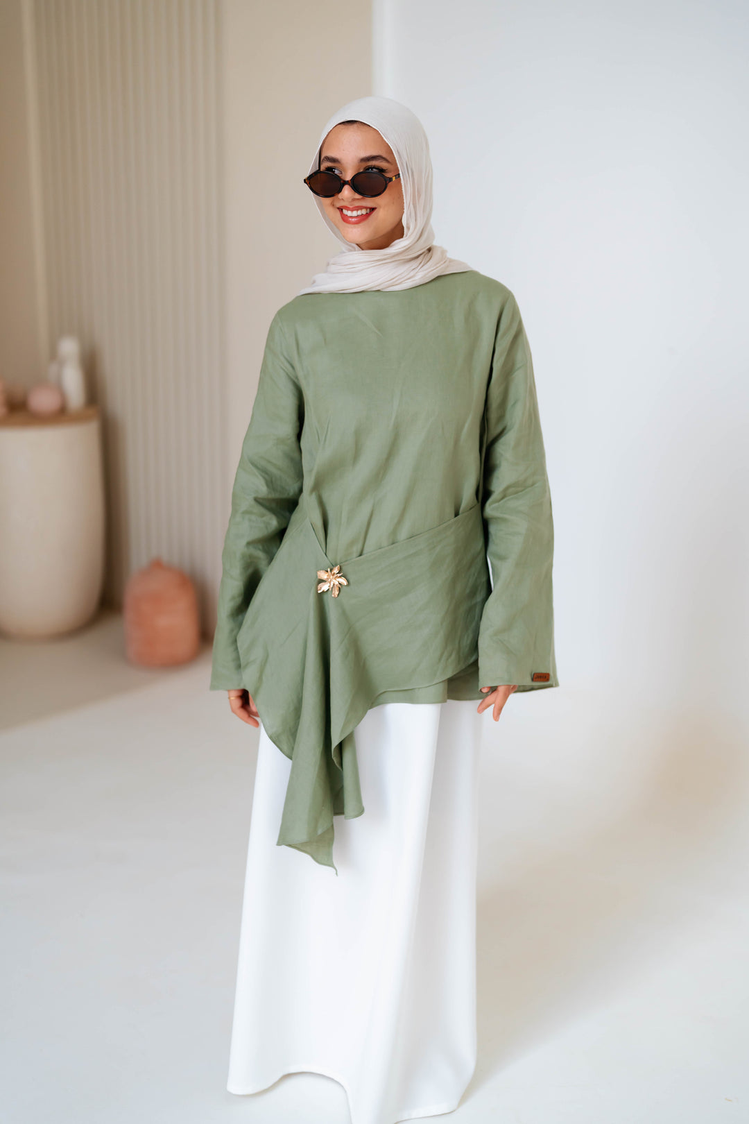 Brooch Blouse