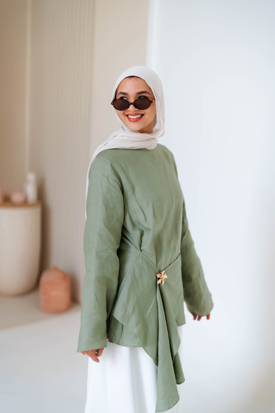 Brooch Blouse