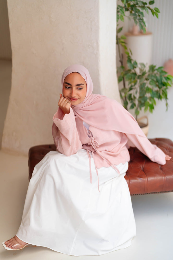 Soft Tie Blouse