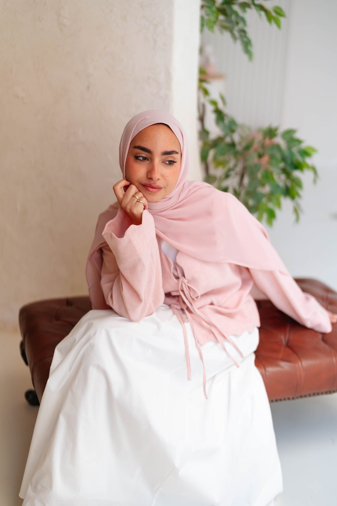 Soft Tie Blouse