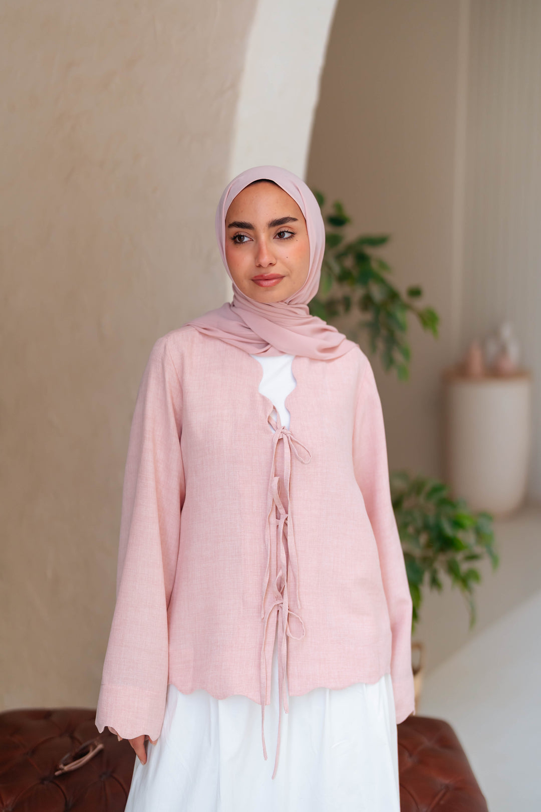 Soft Tie Blouse