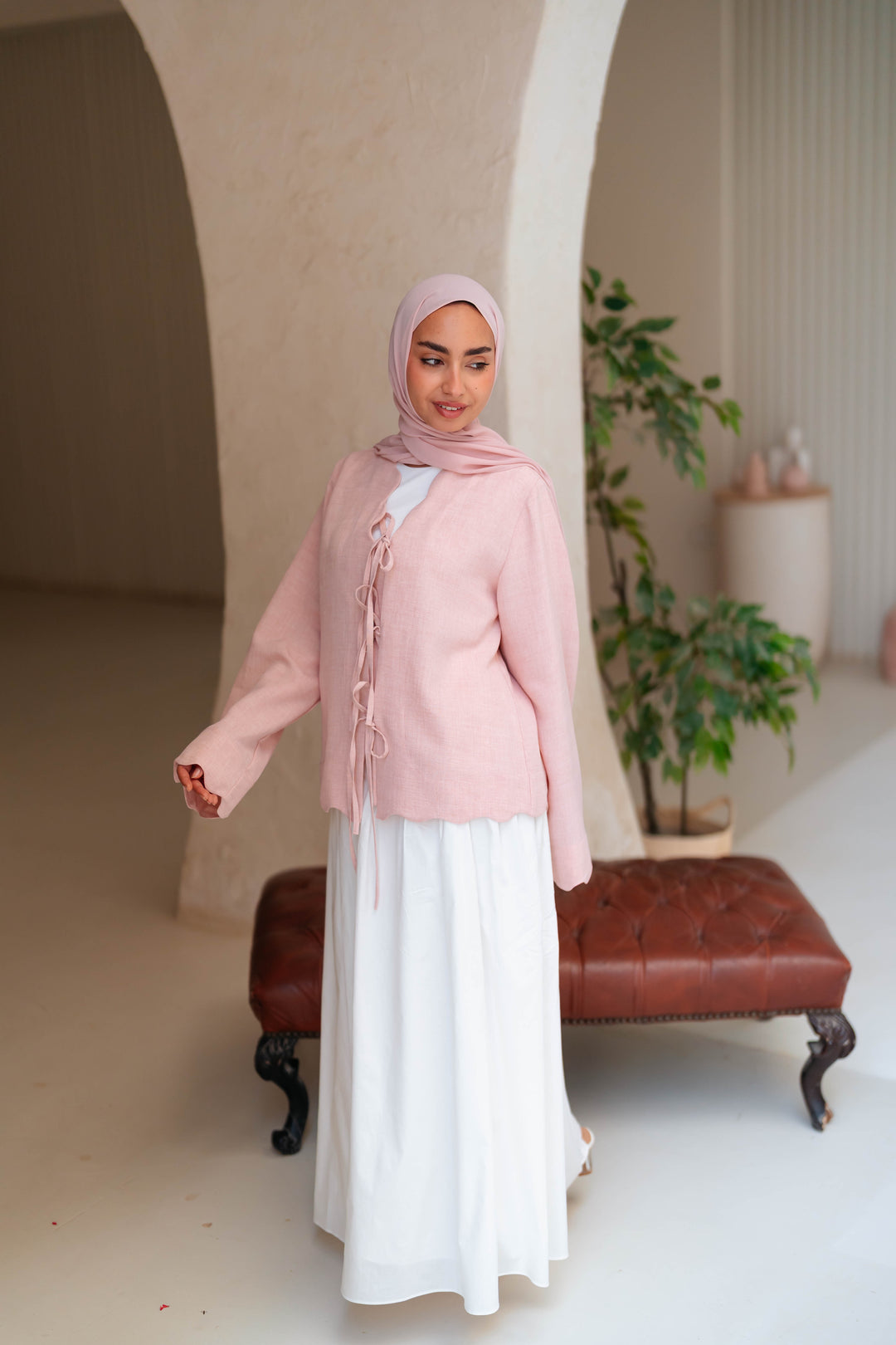 Soft Tie Blouse