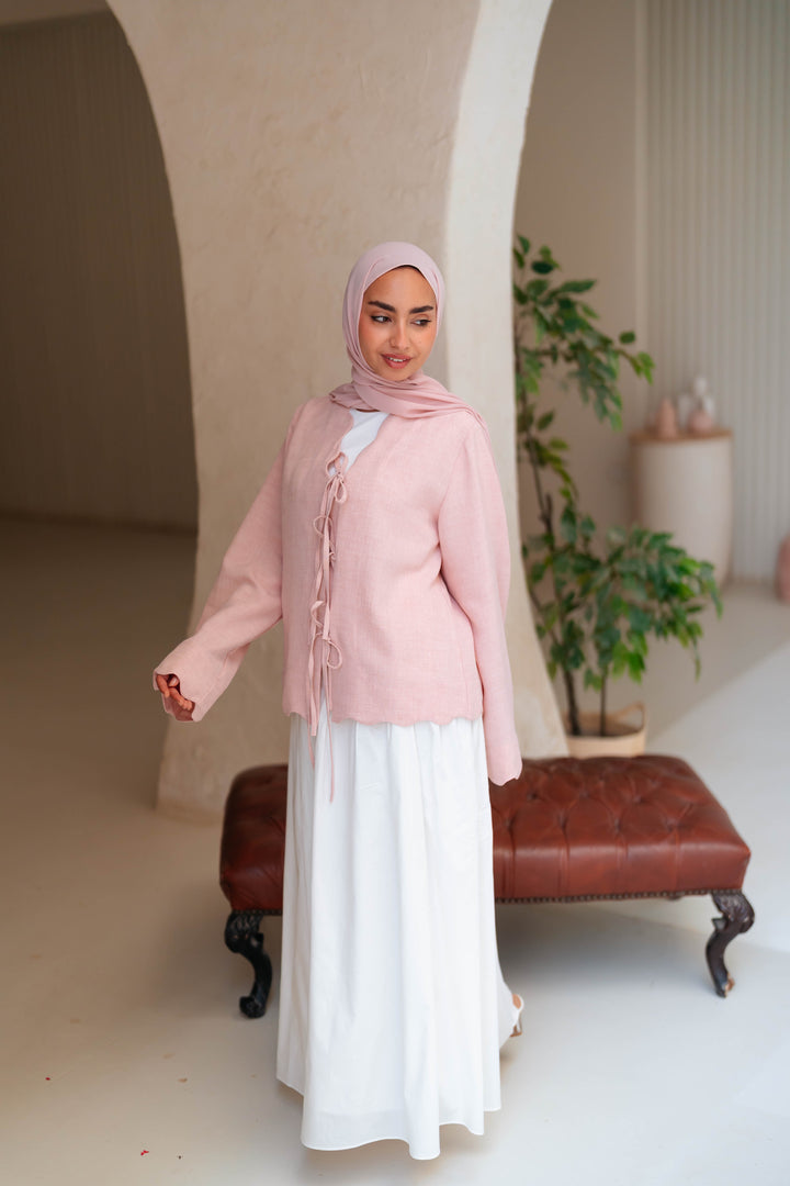 Soft Tie Blouse
