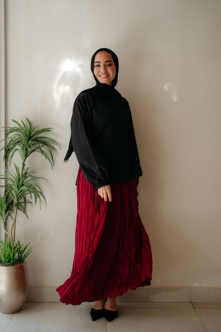 Cross Wrap Blouse