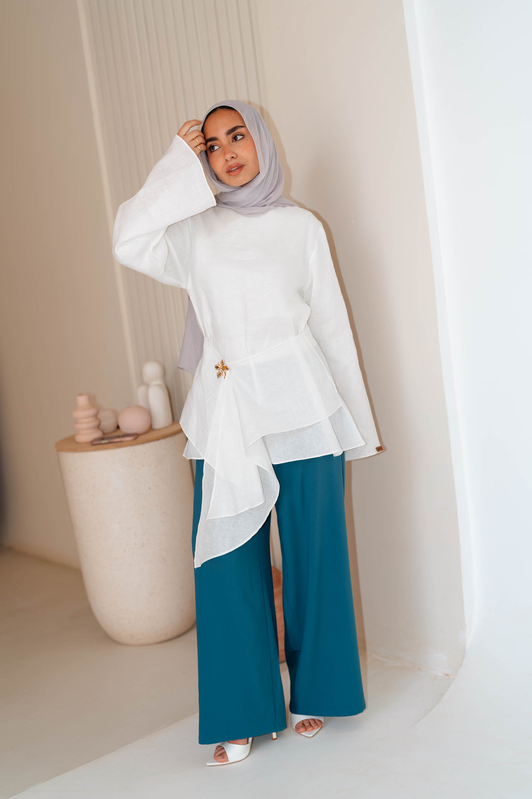 Brooch Blouse