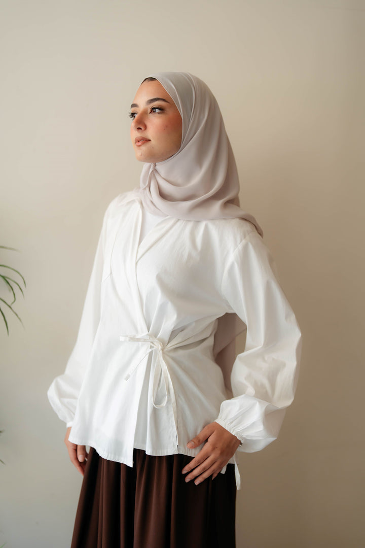 Cross Wrap Blouse