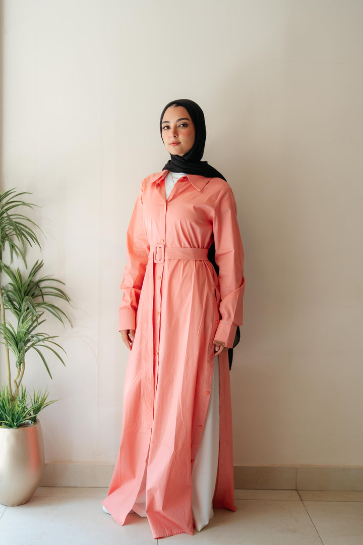 Double Side Buttons Dress