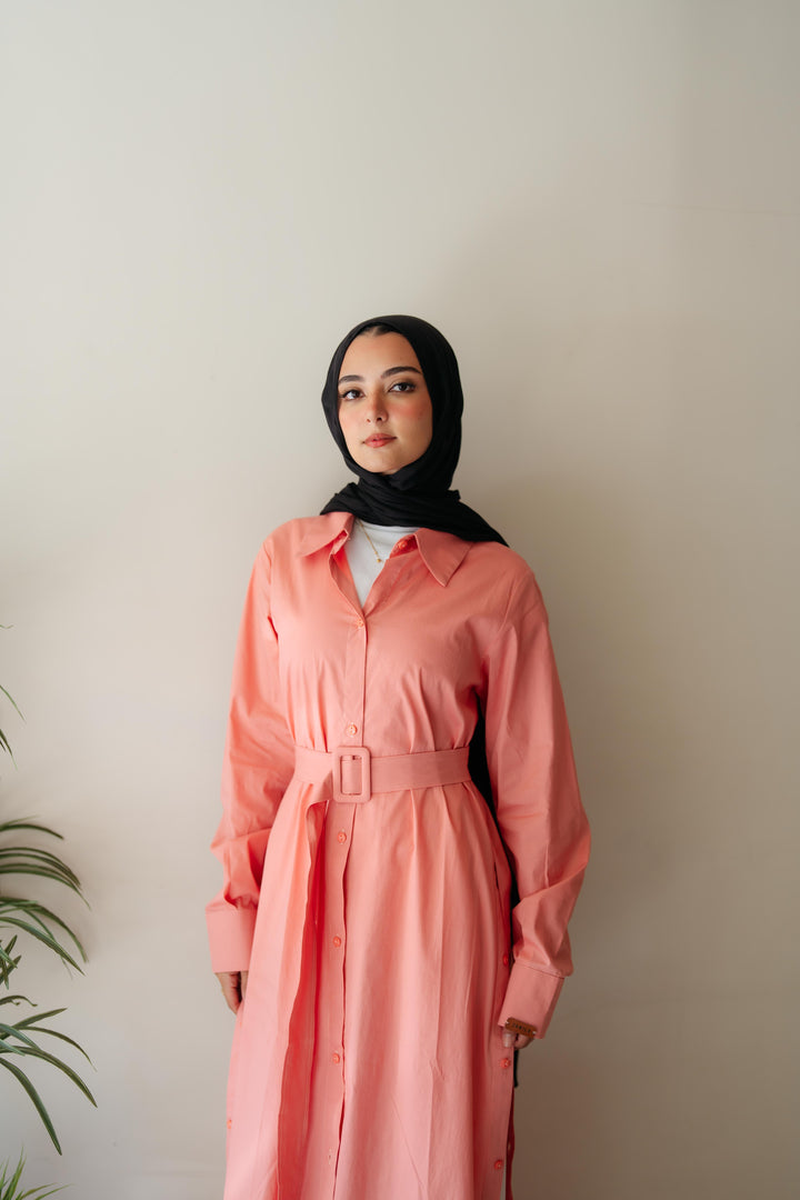 Double Side Buttons Dress
