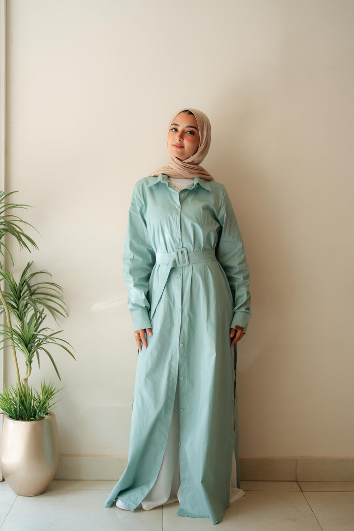Double Side Buttons Dress