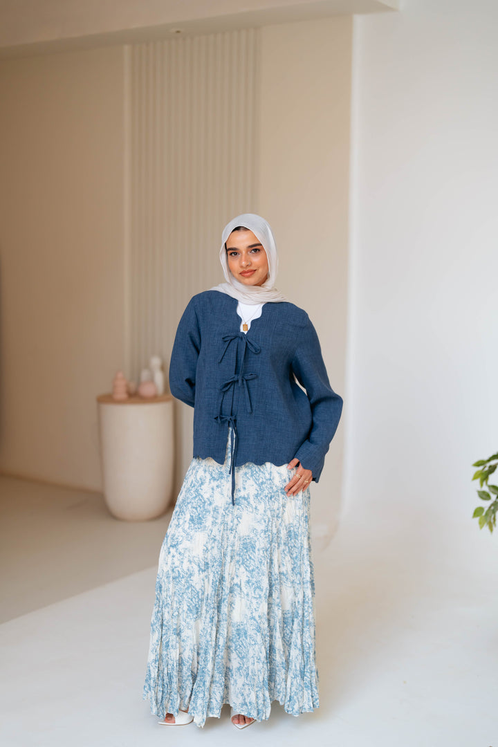 Soft Tie Blouse