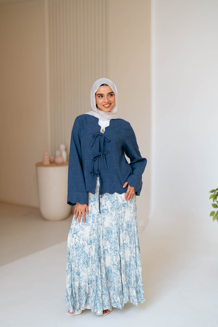 Soft Tie Blouse