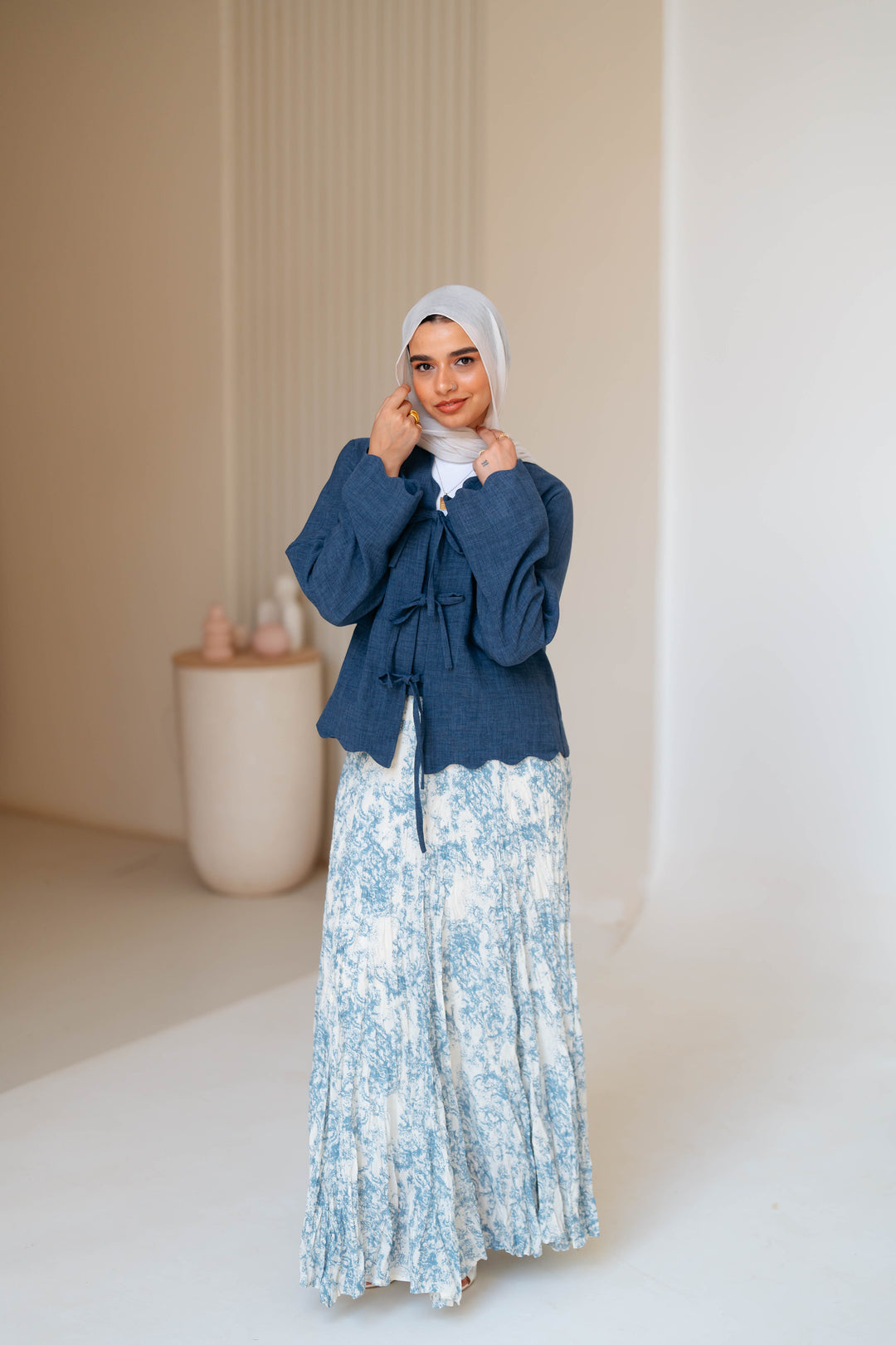 Soft Tie Blouse