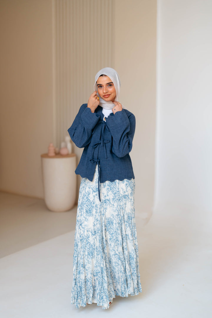 Soft Tie Blouse