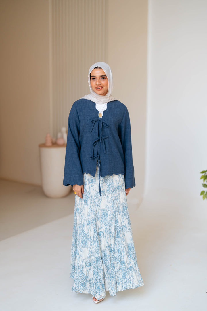 Soft Tie Blouse