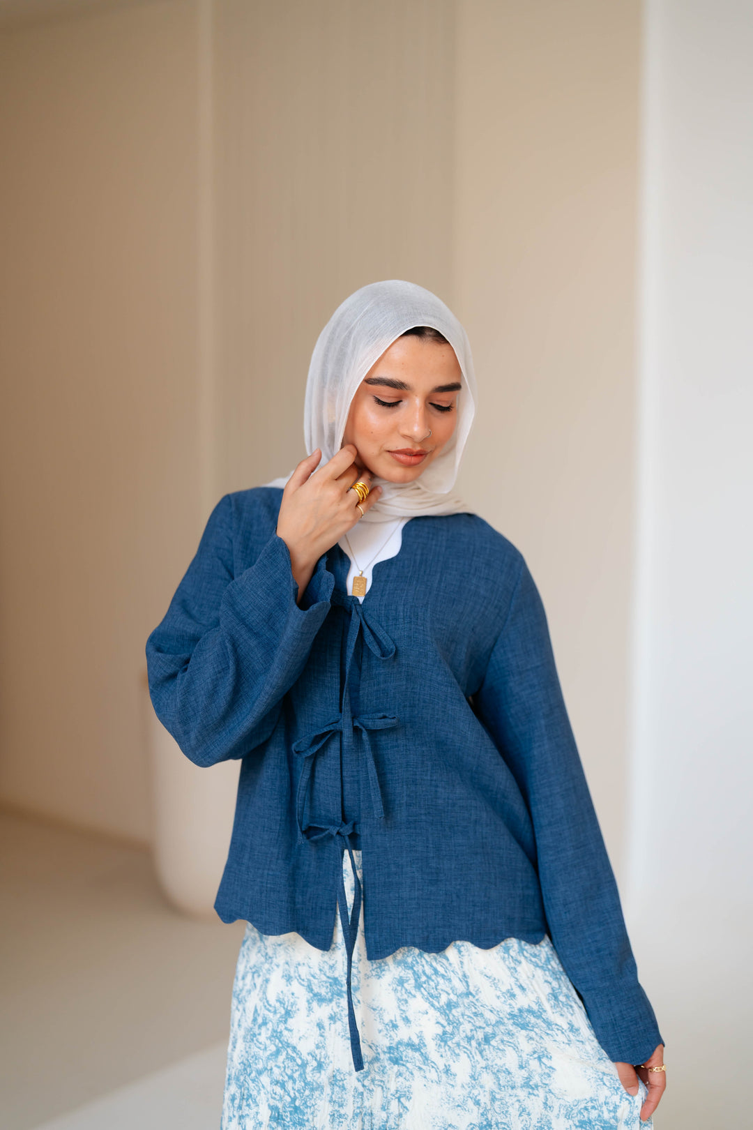 Soft Tie Blouse