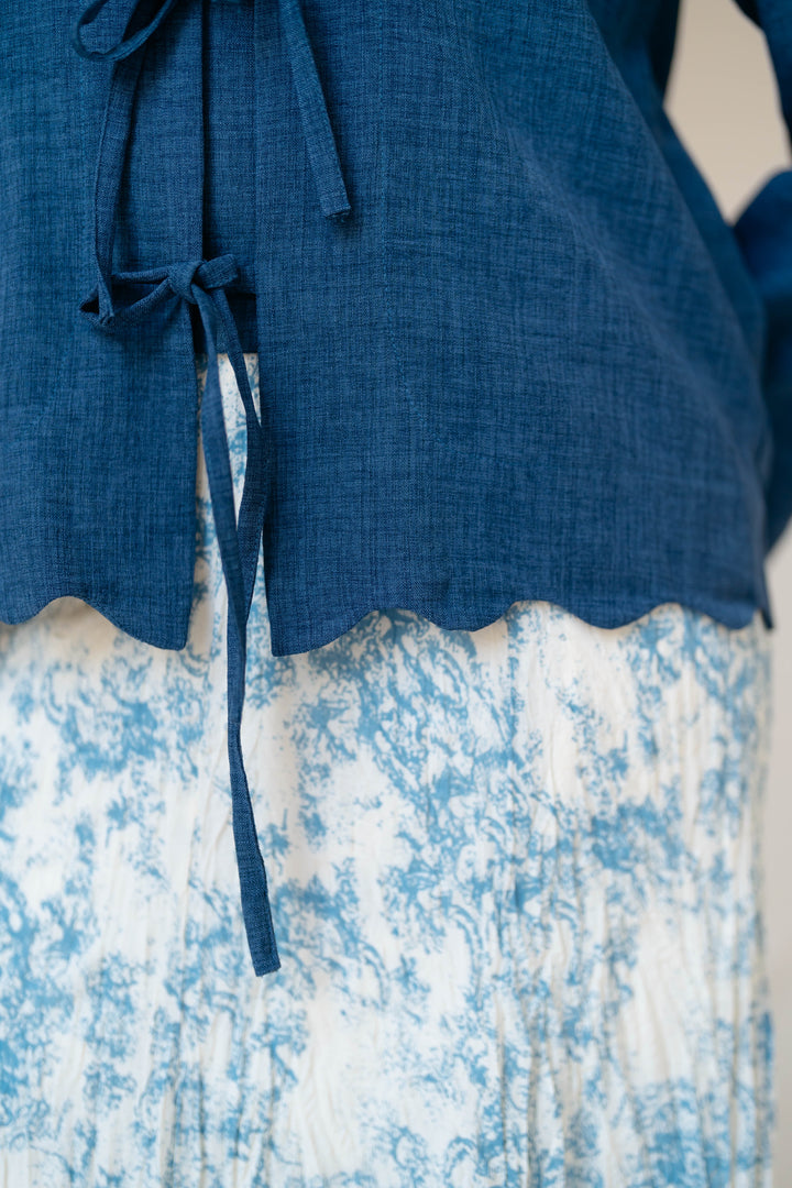 Soft Tie Blouse