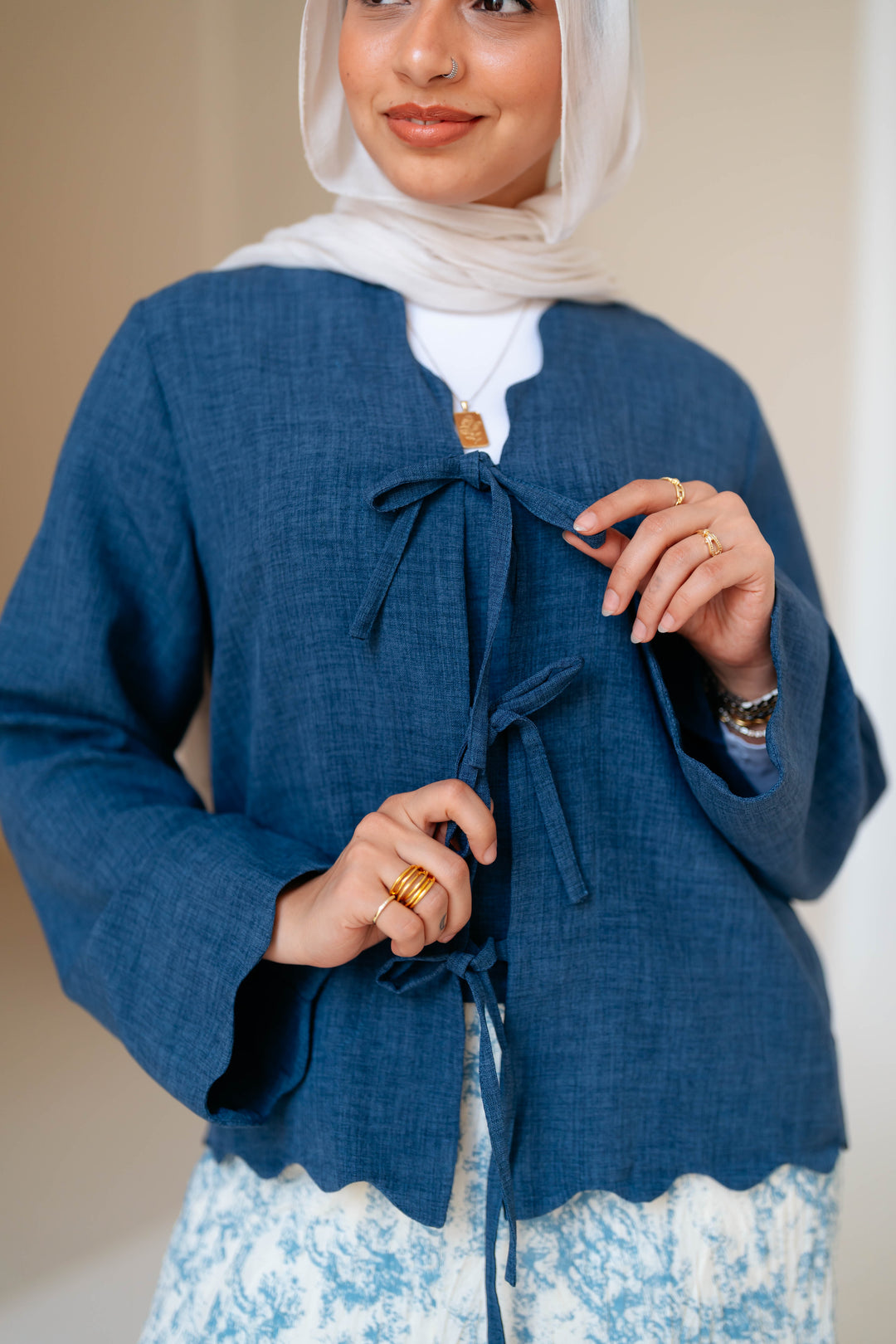 Soft Tie Blouse