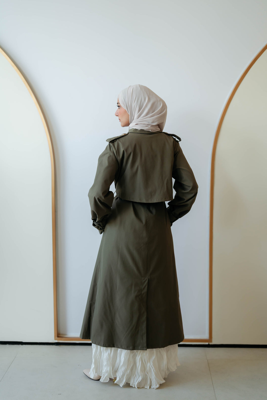 6 Buttons Trench Coat