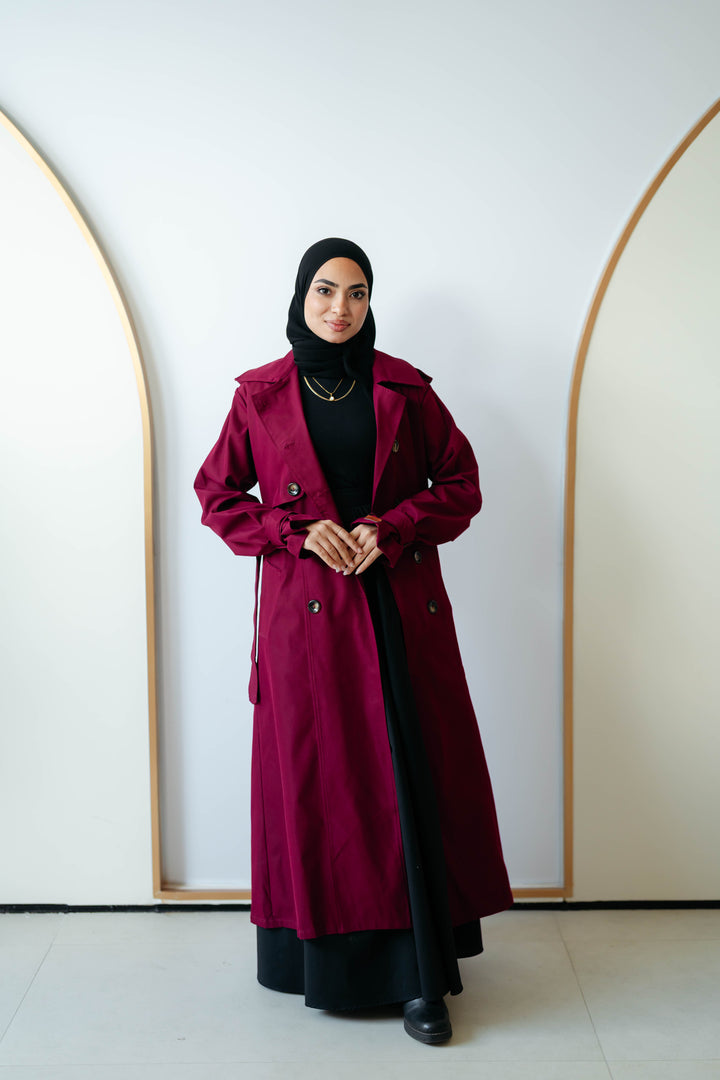 6 Buttons Trench Coat