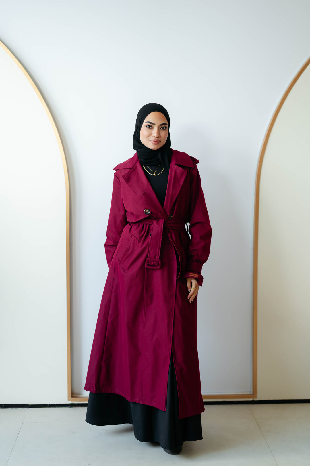 6 Buttons Trench Coat