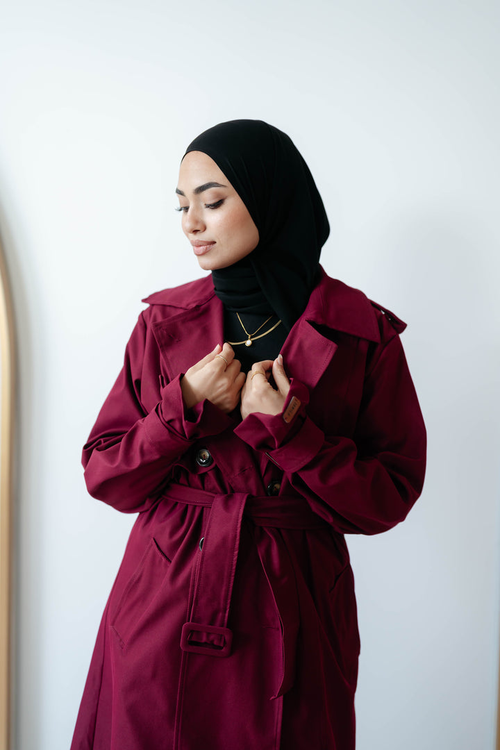 6 Buttons Trench Coat