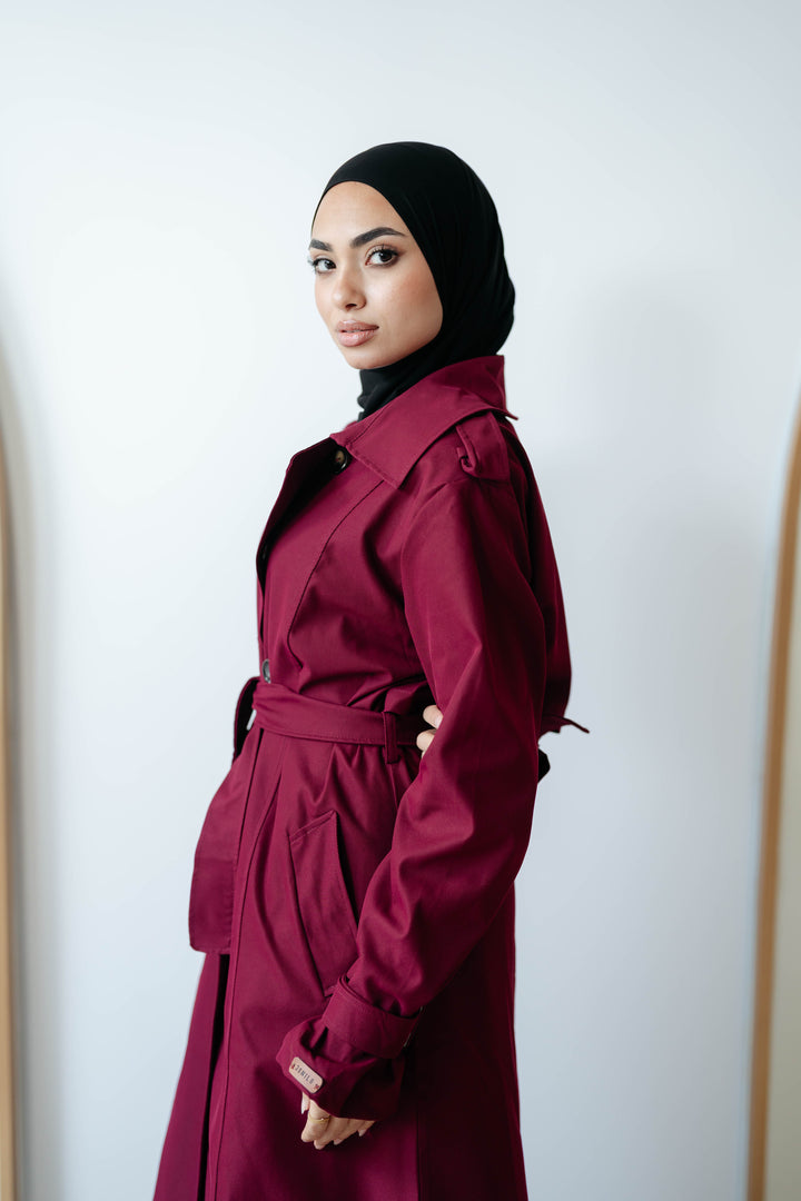 6 Buttons Trench Coat