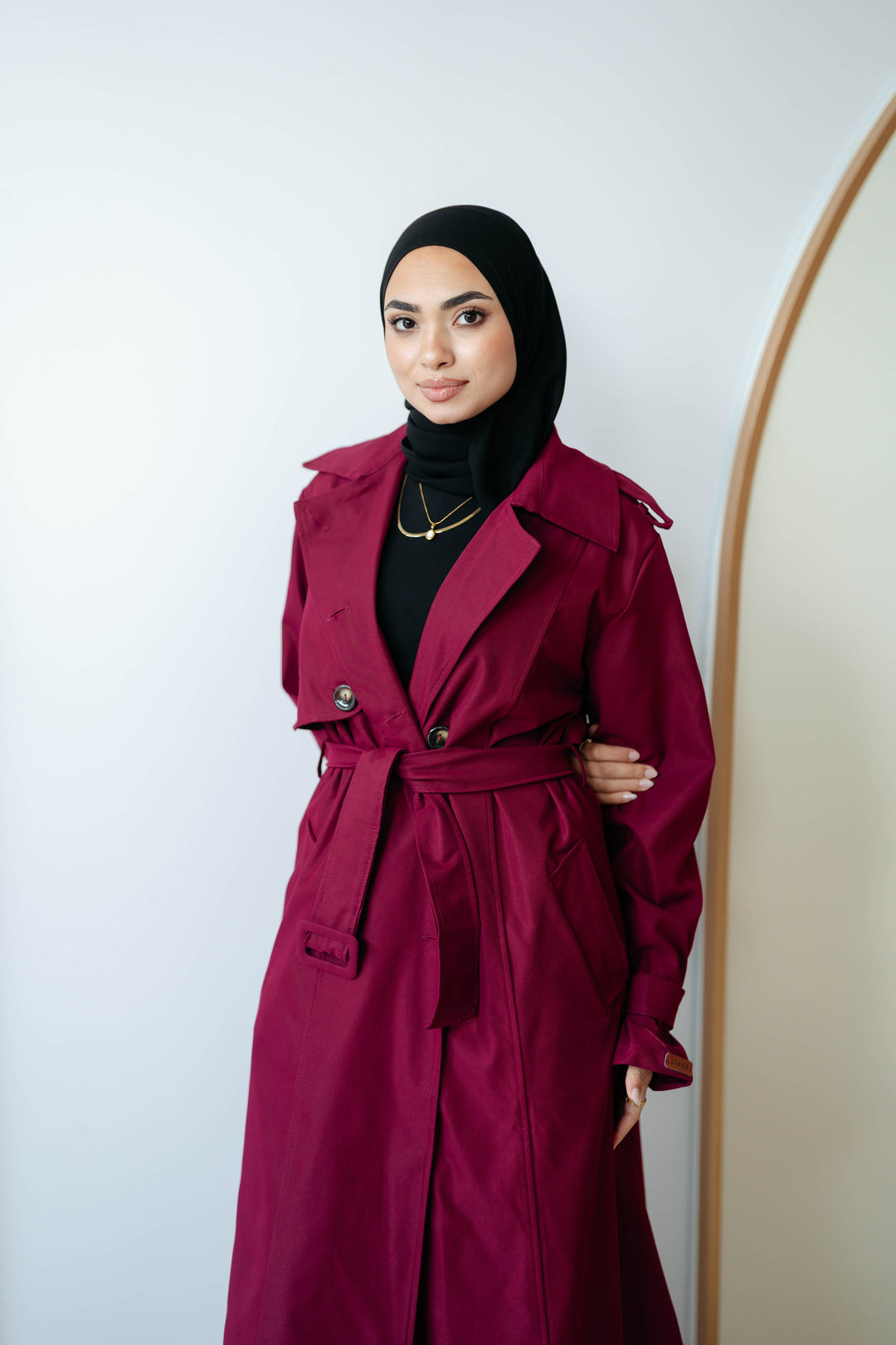 6 Buttons Trench Coat