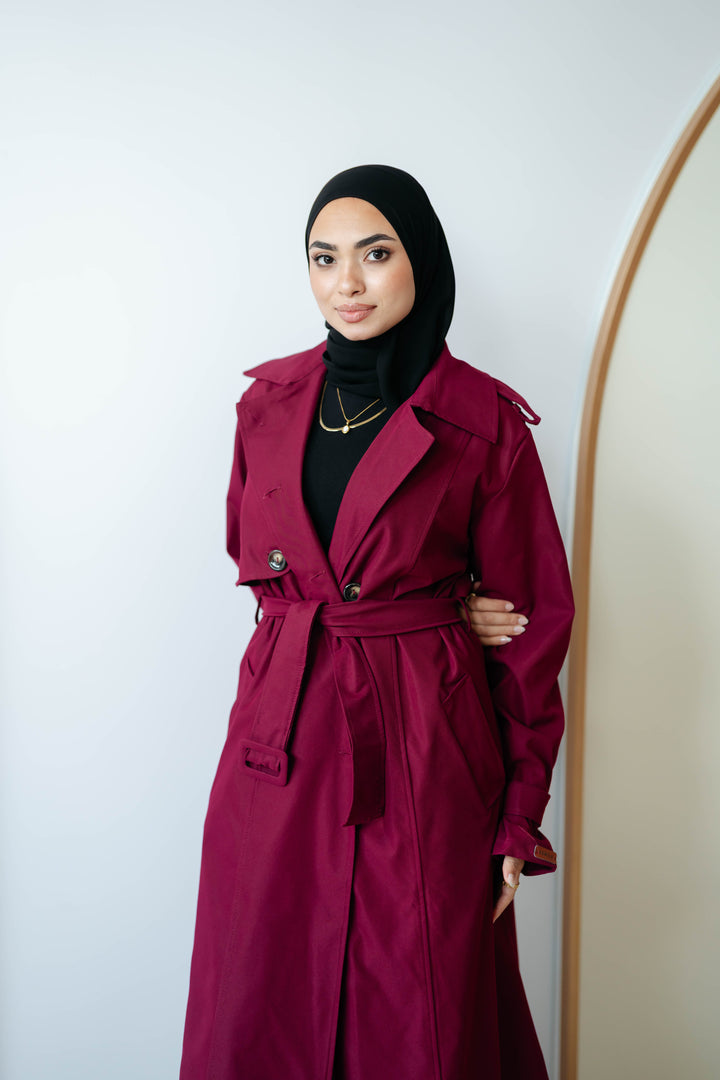 6 Buttons Trench Coat