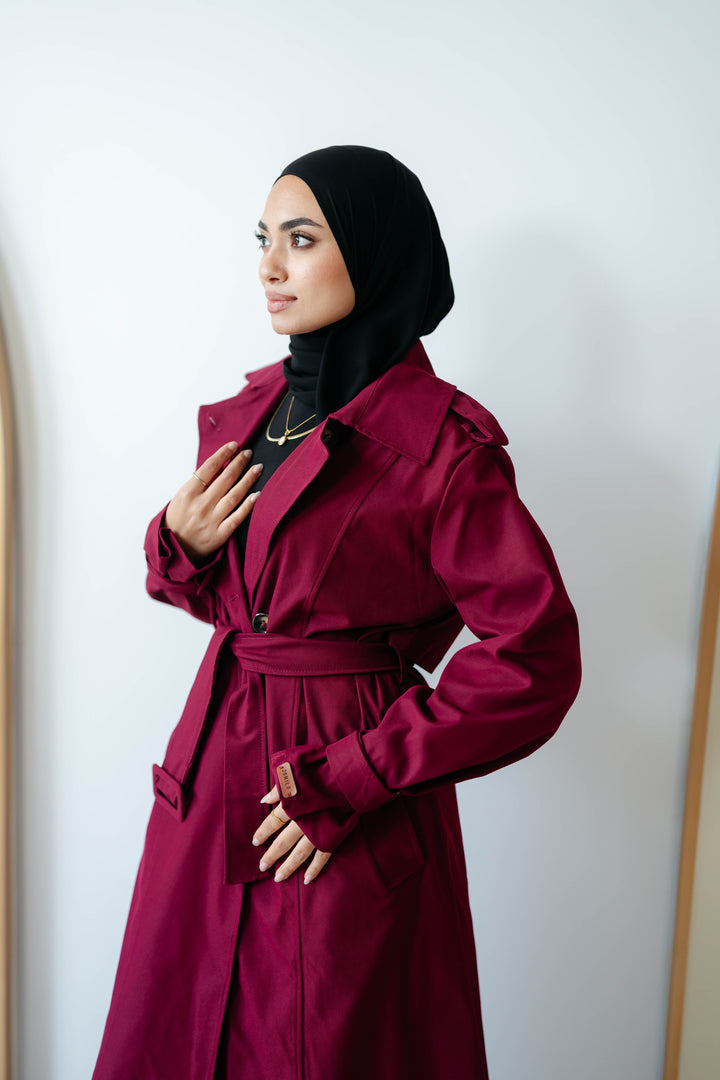 6 Buttons Trench Coat