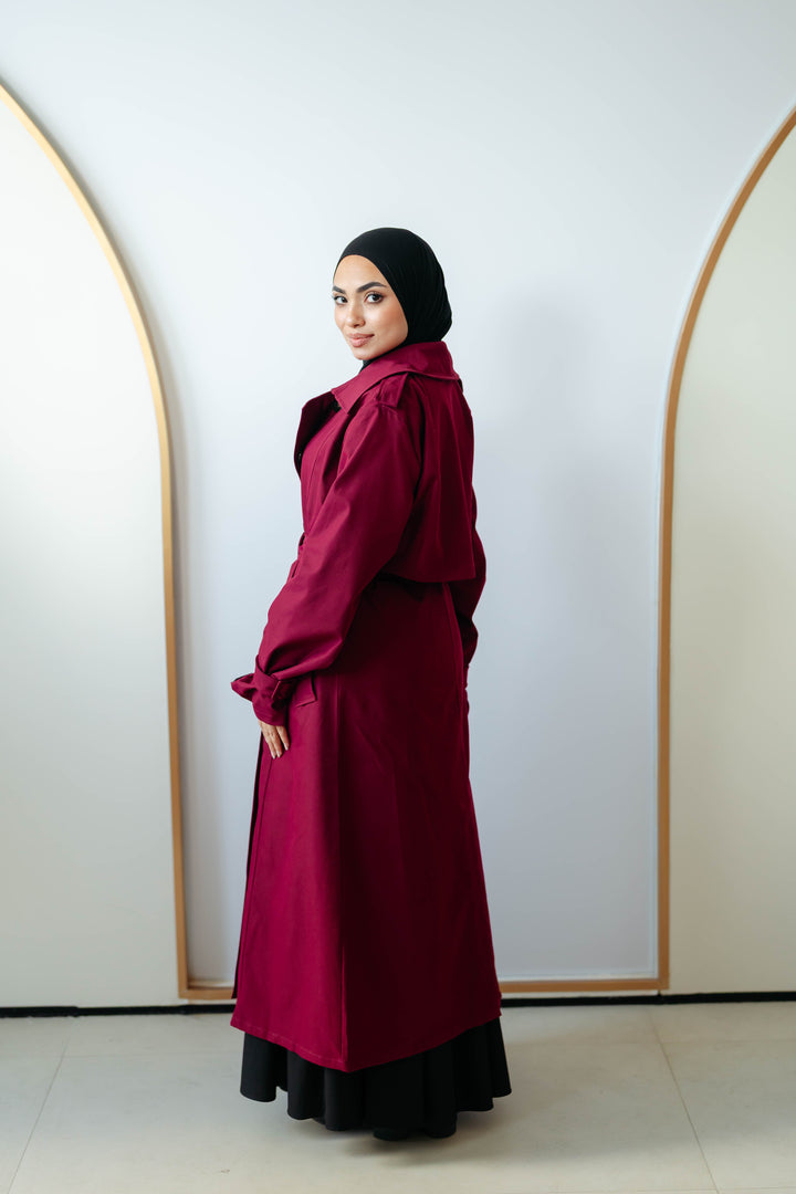 6 Buttons Trench Coat