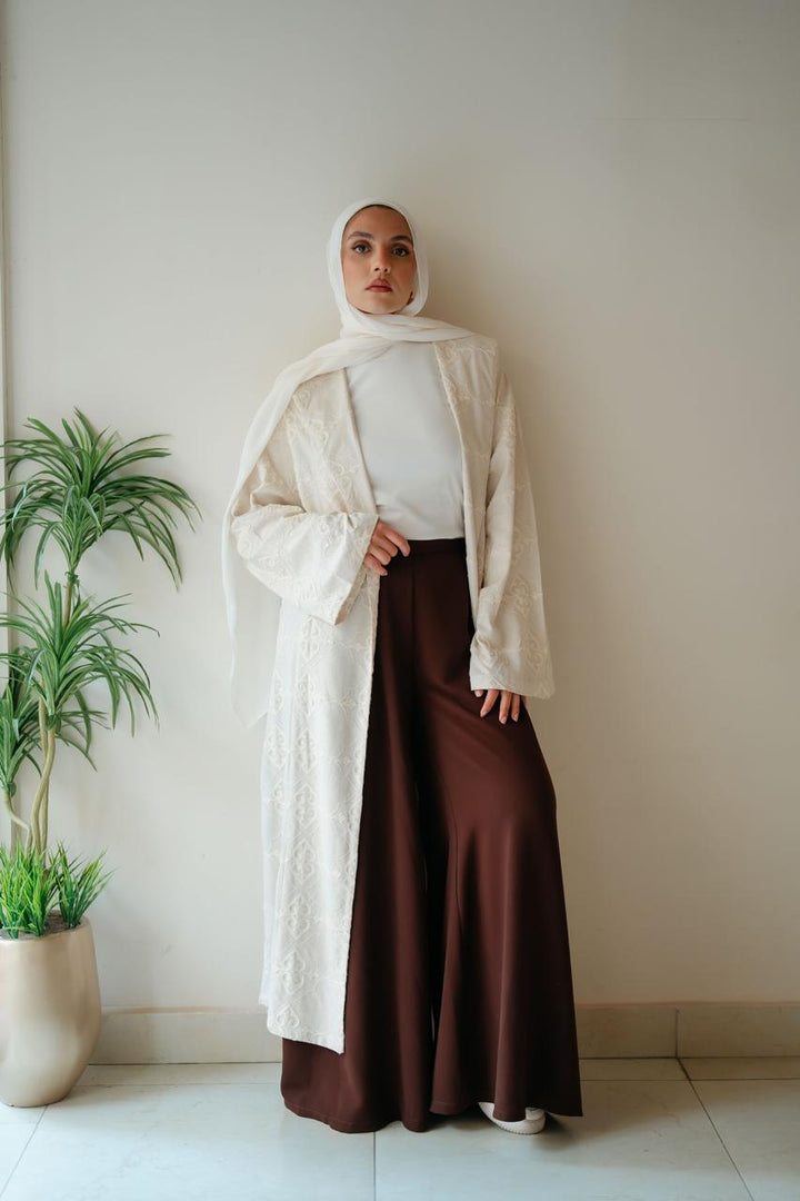 Crepe Wide Leg Pants