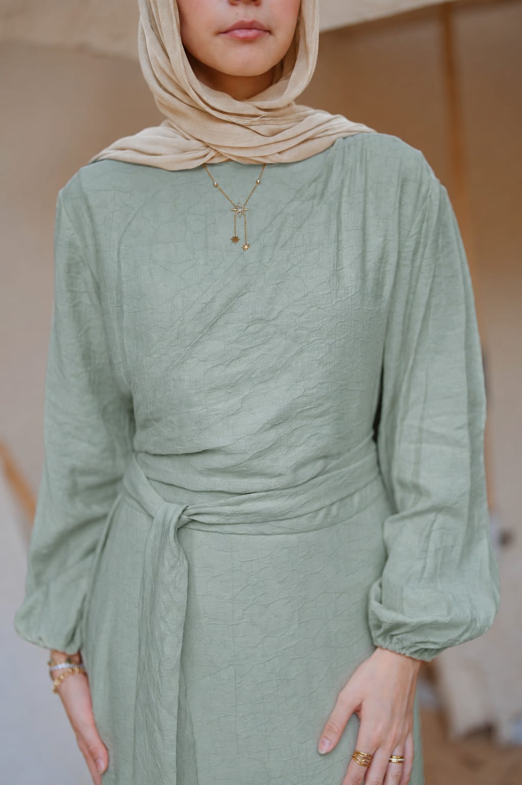 Side Ruffles Dress